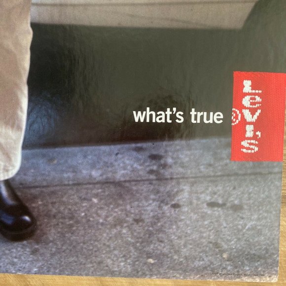 Vintage Levis Store Advertising Poster 22 x 28 199 - Picture 4 of 6